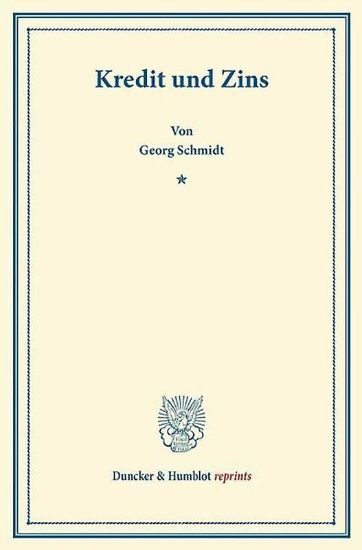 Kredit und Zins.