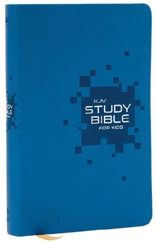 KJV Study Bible for Kids, Blue Leathersoft: The Premier Study Bible for Kids, Red Letter