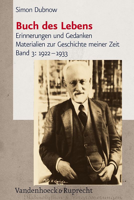 Buch des Lebens, Band 3: 1922–1933