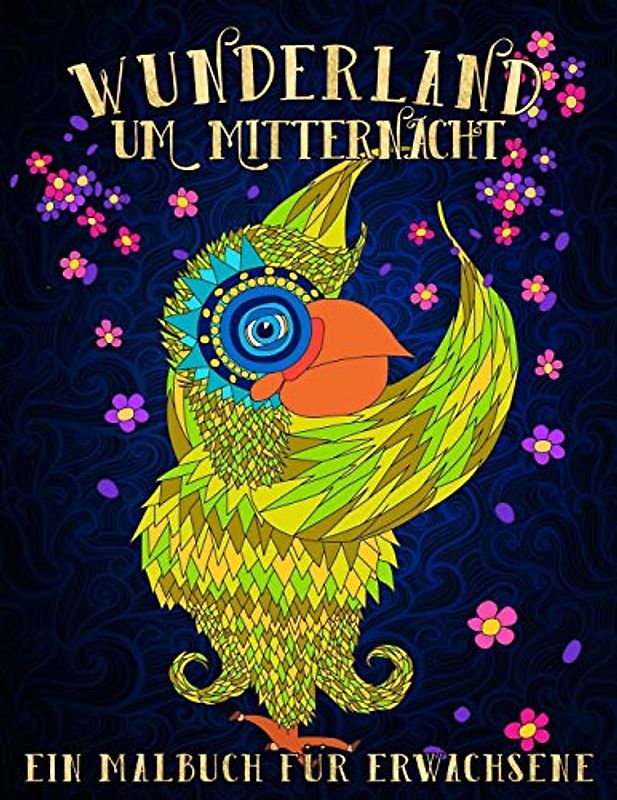 Wunderland Um Mitternacht: Ein Malbuch Für Erwachsene (Wonderland)