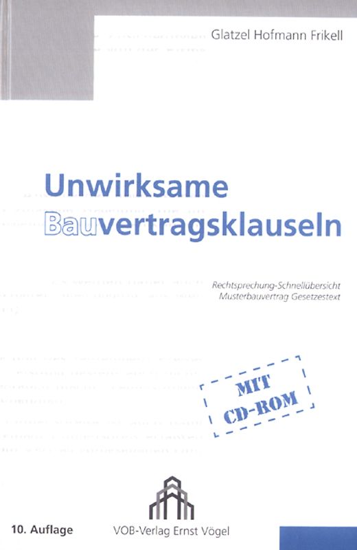 Unwirksame Bauvertragsklauseln