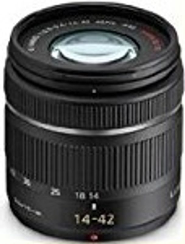 Panasonic Lumix G VARIO 14-42 mm F3.5-5.6 ASPH. MEGA O.I.S. 52 mm Filtergewinde (Micro Four Thirds Anschluss) schwarz