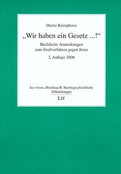 "Wir haben ein Gesetz...!"