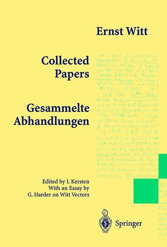 Collected Papers - Gesammelte Abhandlungen