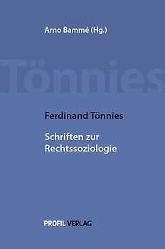 Ferdinand Tönnies, Schriften zur Rechtssoziologie