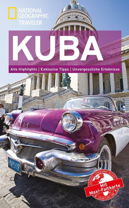 National Geographic Traveler Kuba mit Maxi-Faltkarte