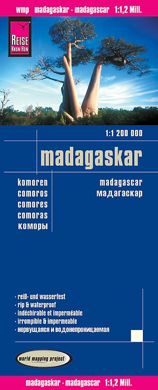 Reise Know-How Landkarte Madagaskar / Madagascar (1:1.200.000)