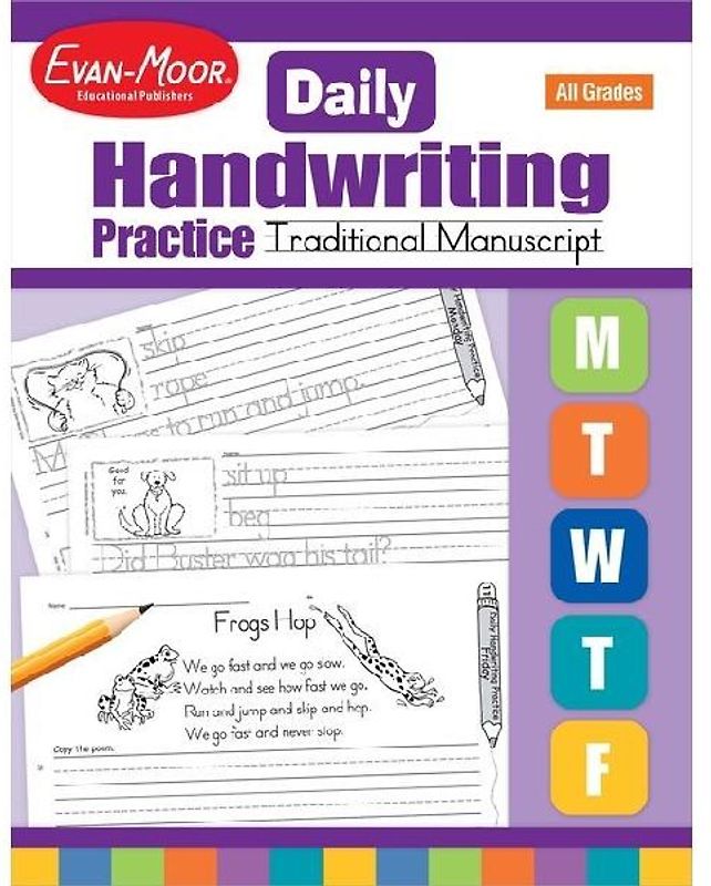 Daily Handwriting Traditional Manuscript Te