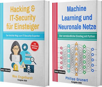 Hacking & IT-Security für Einsteiger + Machine Learning und Neuronale Netze (Taschenbuch)