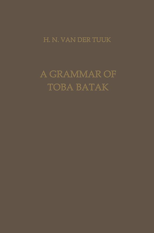 A Grammar of Toba Batak