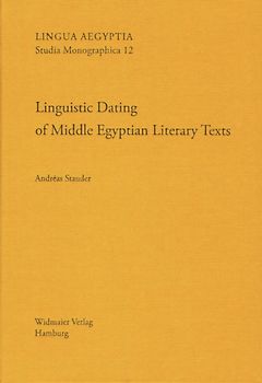 Linguistic Dating of Middle Egyptian Literary Texts
