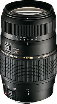 Tamron AF 70-300 mm F4.0-5.6 Di LD Macro 1:2 62 mm Objectif  (adapté à Canon EF) noir