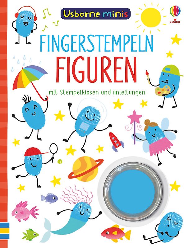 Usborne Minis: Fingerstempeln Figuren