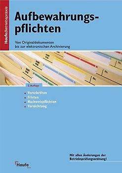 Aufbewahrungspflichten