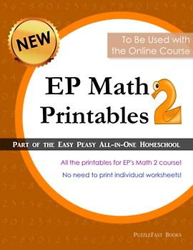 EP Math 2 Printables: Part of the Easy Peasy All-in-One Homeschool