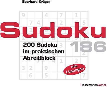 Sudoku Block 186 (5 Exemplare à 2,99 €)