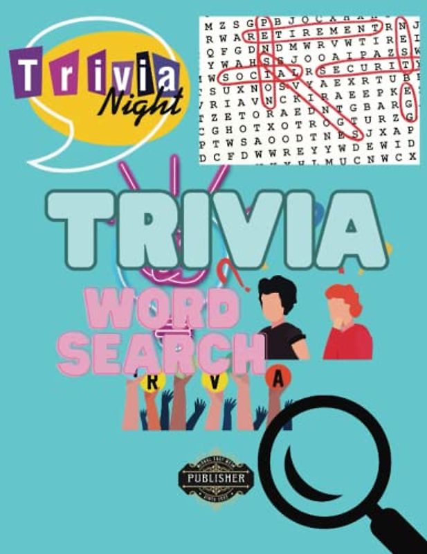 150 Large Print Trivia & Word Search Combo Book: Easy-to-Read Trivia Book For Seniors. Brain Teasers For Retirees. Fun and Challenging Word Games With Answers.