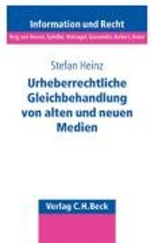 Urheberrechtliche Gleichbehandlung von alten und neuen Medien