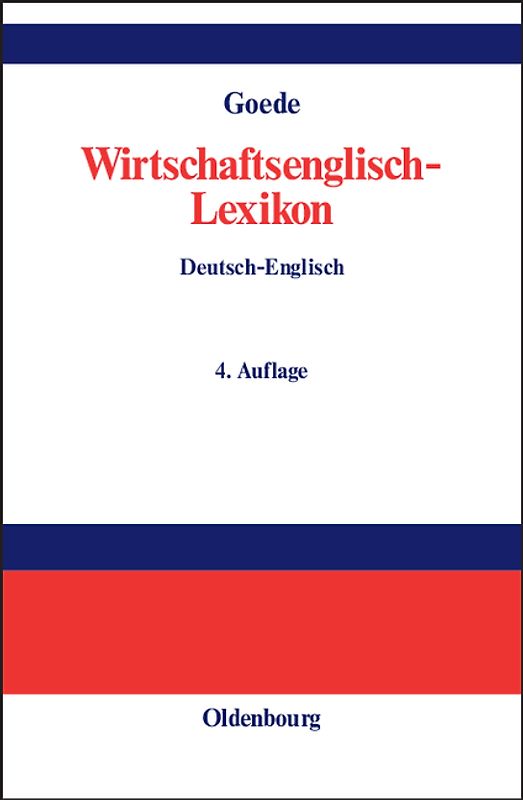 Wirtschaftsenglisch-Lexikon