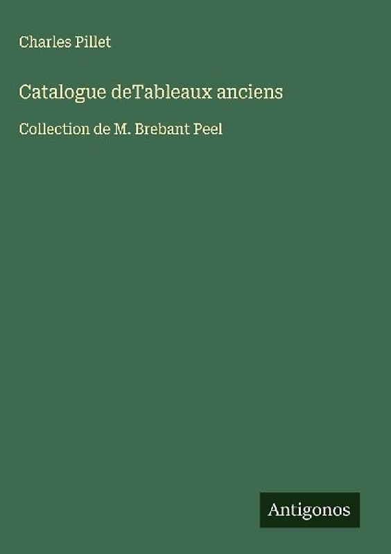 Catalogue deTableaux anciens
