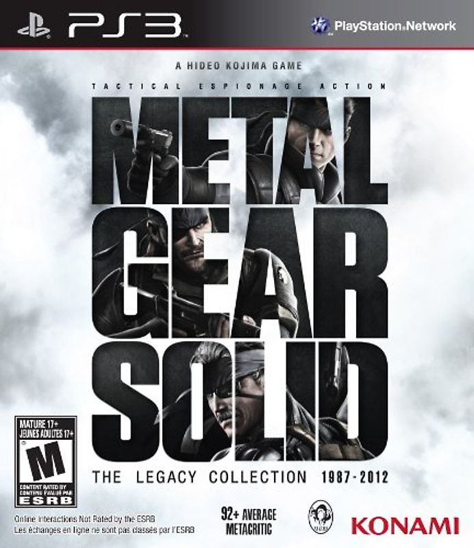 Metal Gear Solid: The Legacy Collection - 1987-2012 [Internationale Version] PlayStation 3