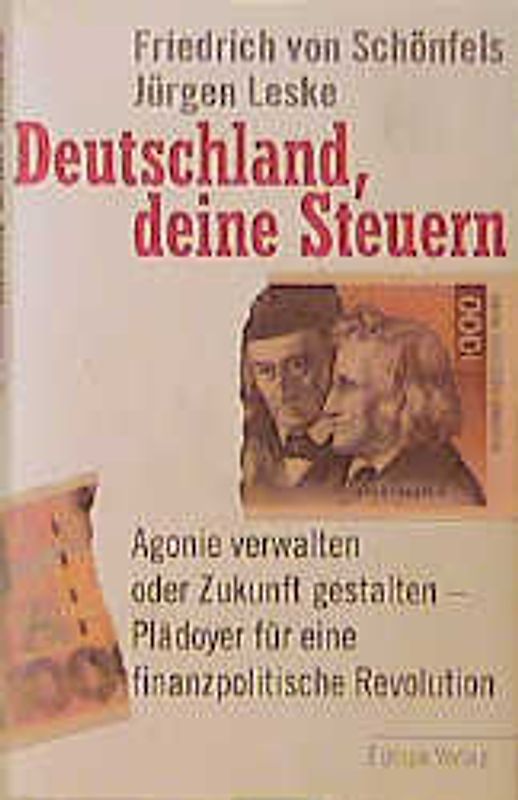 Deutschland, deine Steuern. Agonie verwalten oder Zukunft gestalten - Plädoyer für eine finanzpolitische Revolution