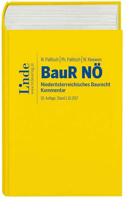 BauR NÖ | Niederösterreichisches Baurecht