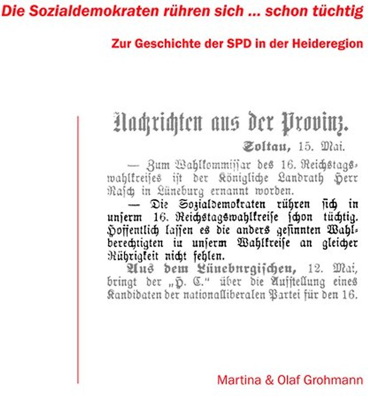 Die Sozialdemokraten rühren sich ... schon tüchtig