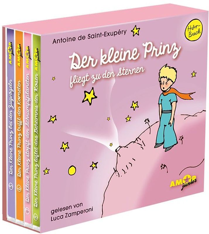 Der kleine Prinz fliegt zu den Sternen, Box II (Folgen 5 bis 8) gelesen von Luca Zamperoni