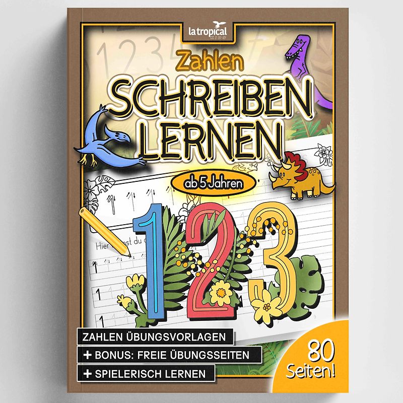 Zahlen schreiben lernen ab 5 Jahren