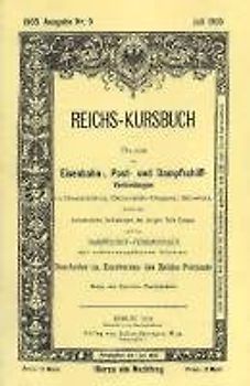 Reichs-Kursbuch Juli 1905