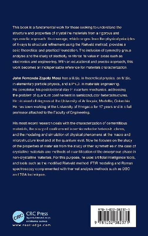 Properties of Crystalline Materials by X-ray Diffraction Methods and Symmetry Groups