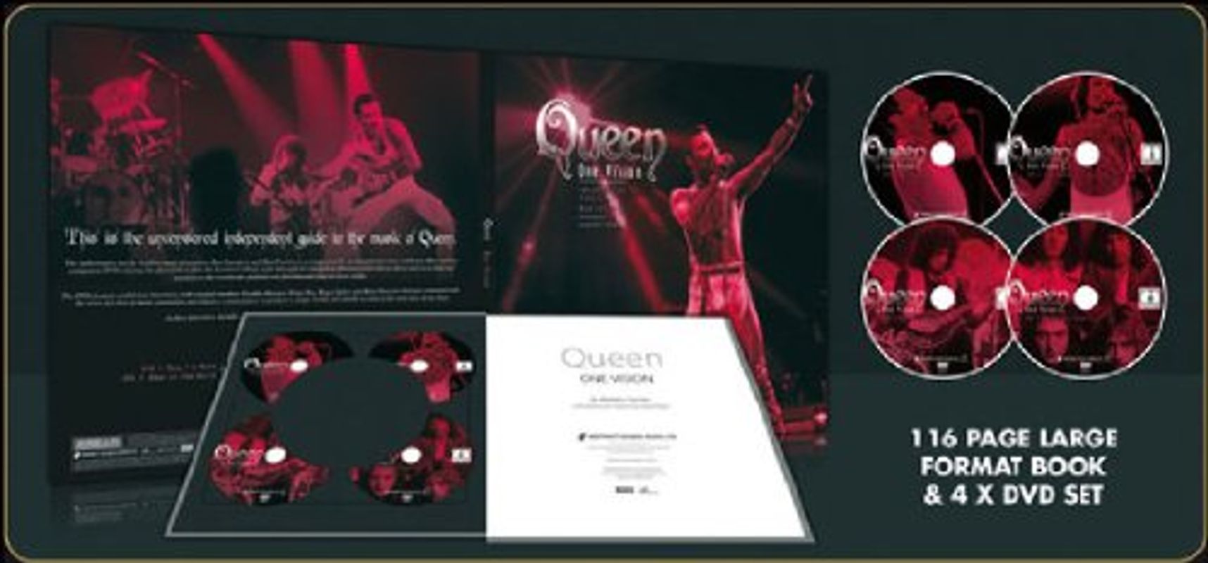 Queen: One Vision (4 DVD-Deluxe Edition + 116-seitiges Buch!) - Matthew Furniss