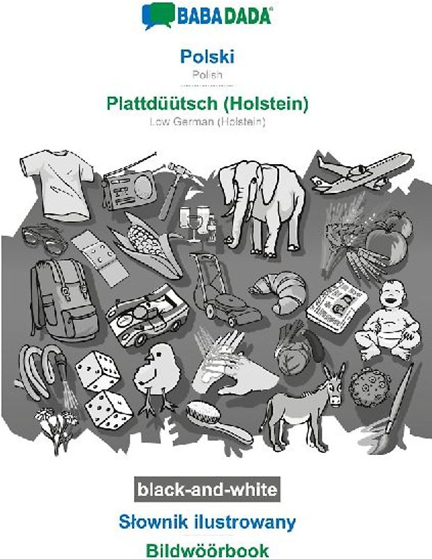 Polski - Plattdüütsch (Holstein), S¿ownik ilustrowany, BW