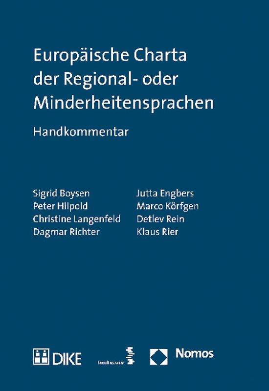 Europäische Charta der Regional- oder Minderheitensprachen