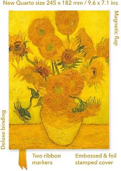 Vincent Van Gogh: Sunflowers (Foiled Quarto Journal)