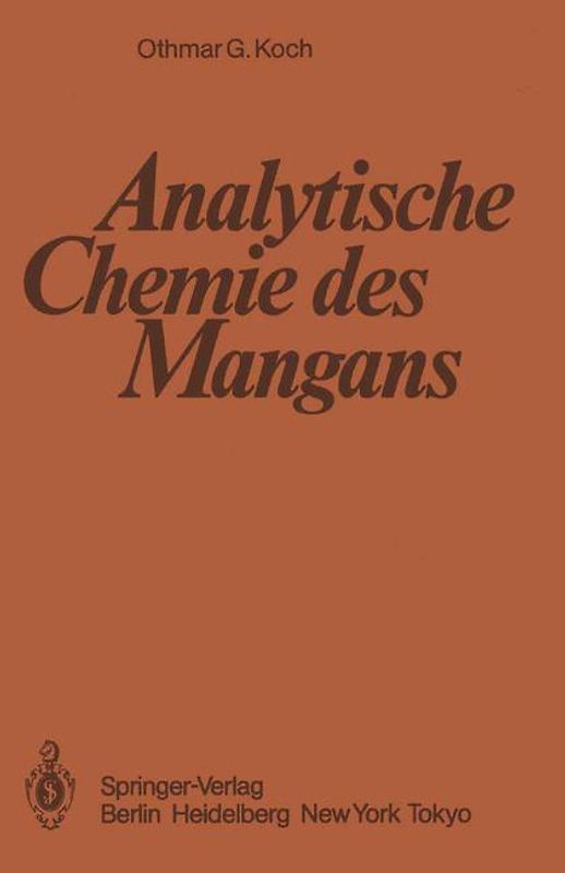Analytische Chemie des Mangans