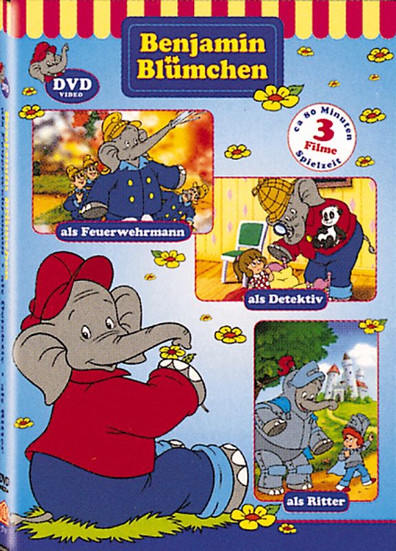 Benjamin Blümchen als Feuerwehrmann/als Ritter/als Detektiv - Elfie Donnelly DVD