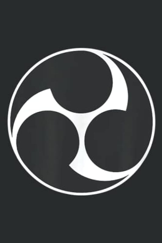 Buddhist Symbol Yin Yang Shinto Mitsu Tomoe Mitsudomoe: Lined Journal & Diary for Writing & Notes for Girls and Women, Memo Diary Subject Notebooks Planner, 6"x9"