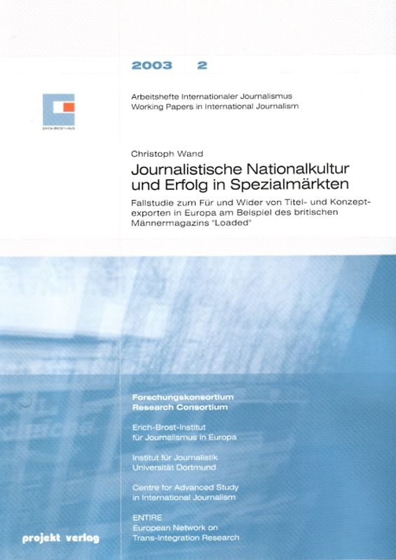 Journalistische Nationalkultur und Erfolg in Spezialmärkten