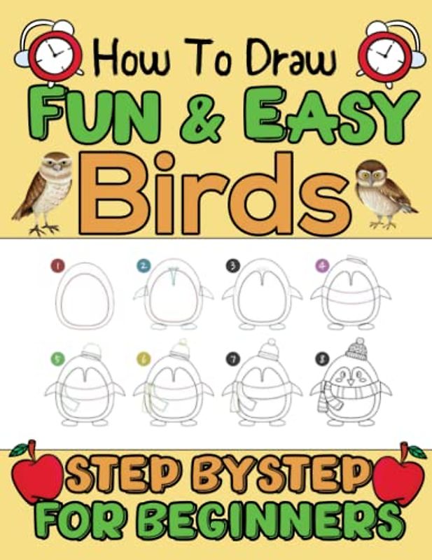 How To Draw Fun & Easy Birds