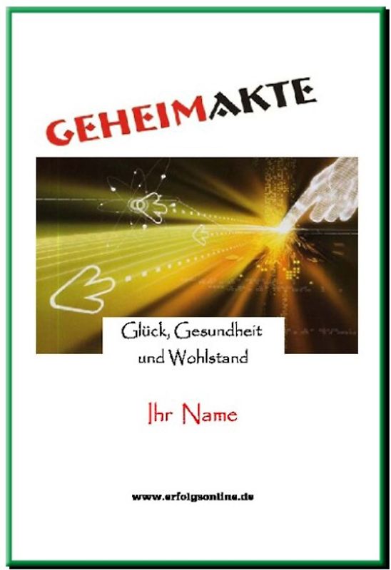 Ihre persönliche Geheimakte