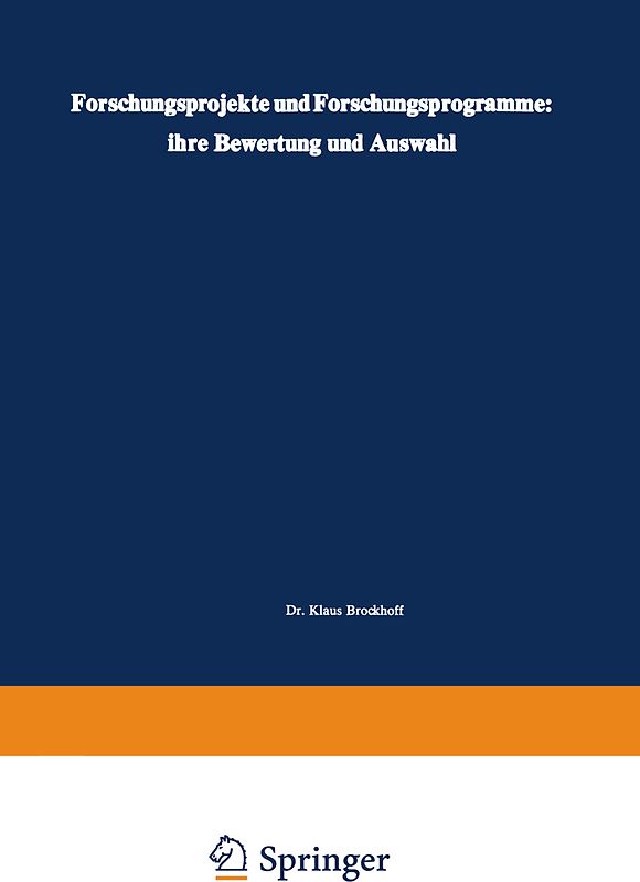 Forschungsprojekte und Forschungsprogramme
