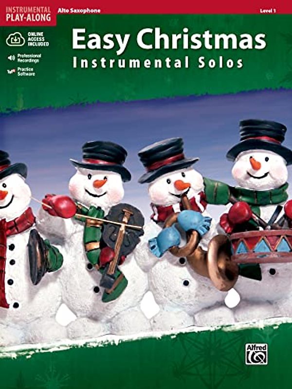Easy Christmas Instrumental Solos, Level 1: Alto Sax