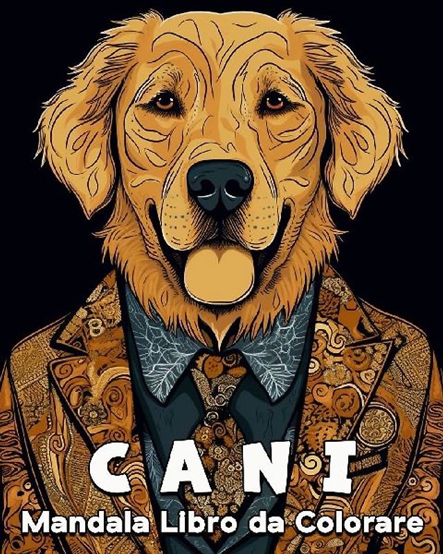 Cani Mandala Libro da Colorare