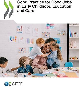 Good Practice for Good Jobs in Early Childhood Education and Care