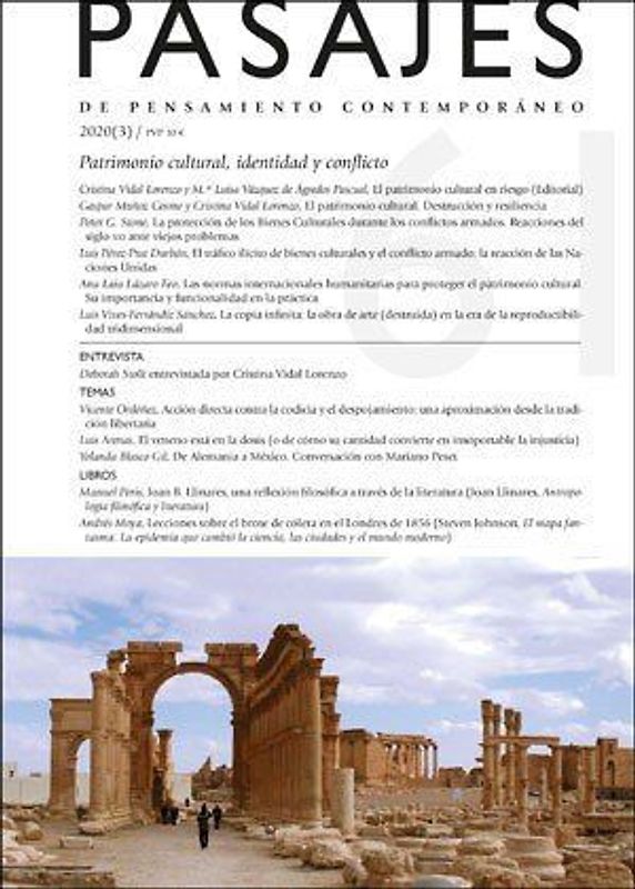 Patrimonio cultural, identidad y conflicto