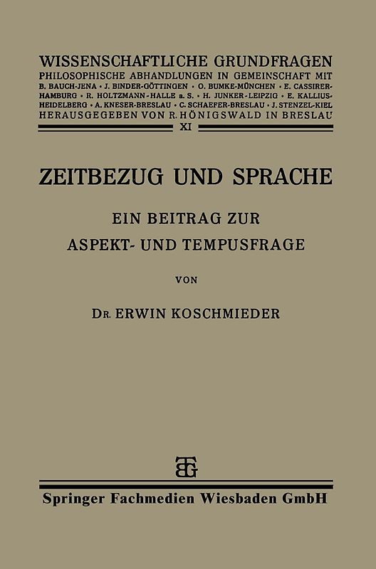 Zeitbezug und Sprache