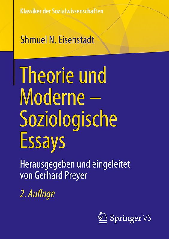 Theorie und Moderne – Soziologische Essays