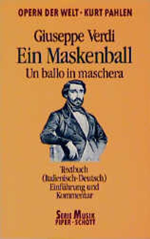 Ein Maskenball /Un ballo in maschera. Textbuch (Ital. /Dt.), Einführung und Kommentar. (SP 8023)